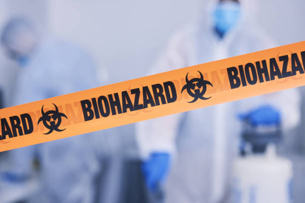 Professional Biohazard Cleanup technician working in Woodbury, TN